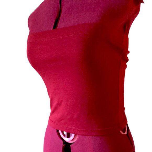 SMART SET - Elegant RED  Strapless Top Tube Top - medium - Picture 2 of 6